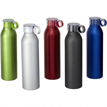 Logotrade Firmengeschenke das Foto: Grom 650 ml Aluminium Sportflasche