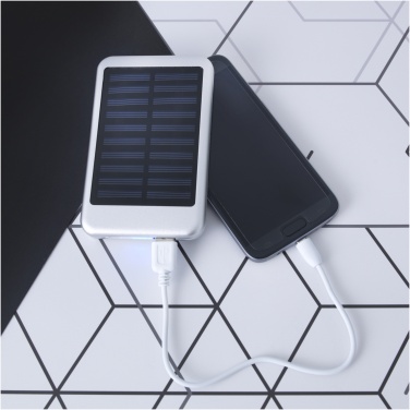 Logotrade Geschäftsgeschenke das Foto: Bask 4000 mAh Solar Powerbank