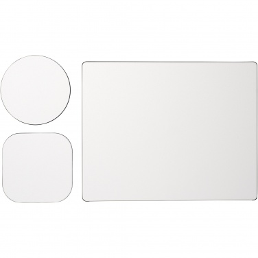 Logotrade Werbegeschenke das Foto: Brite-Mat® Mauspad- und Untersetzer-Set 1