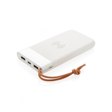 Logotrade Geschäftsgeschenke das Foto: Aria 8.000 mAh 5W Wireless Charging Powerbank