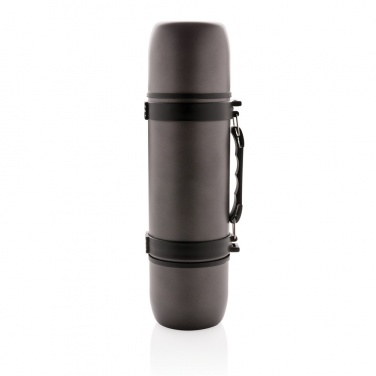 Logotrade Geschäftsgeschenke das Foto: Thermosflasche mit 2 Bechern