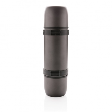 Logotrade Geschäftsgeschenke das Foto: Thermosflasche mit 2 Bechern