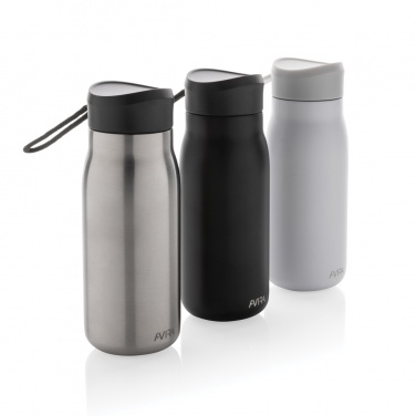Logotrade Werbegeschenke das Foto: Avira Ain 150ml Reiseflasche aus RCS rec. Stainless-Steel