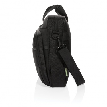 Logotrade Logogeschenke das Foto: Swiss Peak RPET Voyager RFID 15.6" Laptoptasche