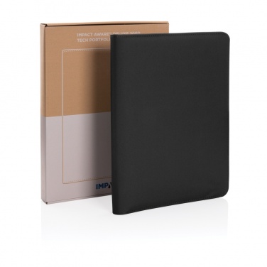 Logotrade Geschäftsgeschenke das Foto: Impact Aware™ Deluxe 300D Tech Portfolio mit Reißverschluss