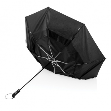 Logotrade Werbegeschenke das Foto: Swiss Peak AWARE™ Tornado 27" Taschen-StormProof-Schirm