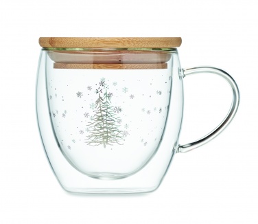 Logotrade Werbegeschenke das Foto: Becher Borosilikatglas Baum