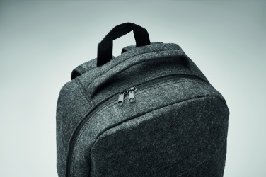 Logotrade Werbeartikel das Foto: 13" Laptop Rucksack RPET-Filz
