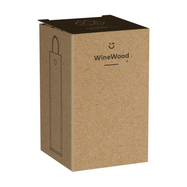 Logotrade Geschäftsgeschenke das Foto: WineWood Weinkiste