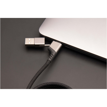 Logotrade Firmengeschenke das Foto: SCX.design C52 100W magnetisches, ultraschnelles 4-in-1 Ladekabel aus rPET 