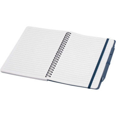 Logotrade Werbeartikel das Foto: Thalaasa A5 Hardcover Notizbuch mit Kugelschreiber (schwarze Mine)
