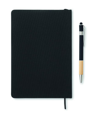 Logotrade Geschäftsgeschenke das Foto: DIN A5 RPET Notizbuch-Set