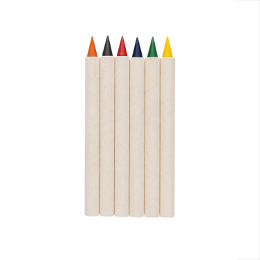 Logotrade Werbeartikel das Foto: Micki GRS Infinity 6-teiliges Buntstift-Set