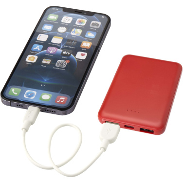 Logotrade Geschäftsgeschenke das Foto: Asama 5000 mAh Typ-C Powerbank aus recyceltem Kunststoff