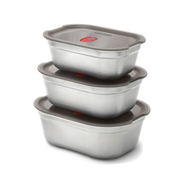 Logotrade Firmengeschenke das Foto: Black+Blum 3-tlg. Mealprep Box Set - klein, medium, groß
