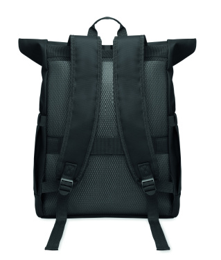 Logotrade Werbegeschenke das Foto: Rolltop-Rucksack 600D RPET