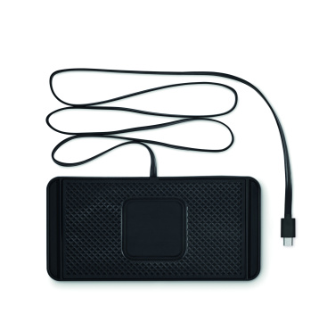 Logotrade Werbeartikel das Foto: Kabelloses Kfz-Ladepad 15W