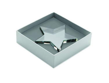 Logotrade Logogeschenke das Foto: Glas-Pokal Stern