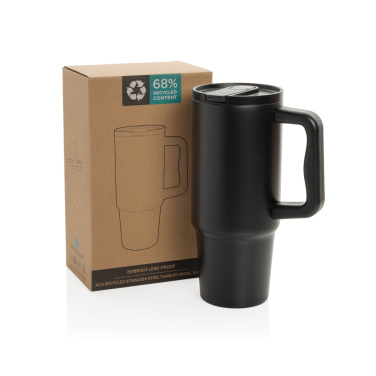 Logotrade Werbeartikel das Foto: Embrace Leakproof aus RCS recyceltem Edelstahl 900ml
