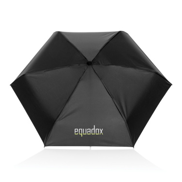 Logotrade Logogeschenke das Foto: 19,5“manueller Super-Mini-Schirm aus Aware™ rPET 190T Pongee