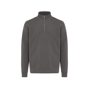 Logotrade werbemittel das Foto: IQONIQ Elgon Quarter-Zip-Sweater aus rec. Baumwolle