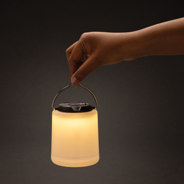 Logotrade Firmengeschenke das Foto: Limio tragbare wiederaufladbare Tischlampe aus RCS rec. ABS