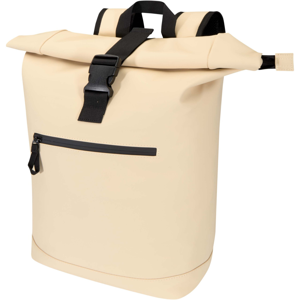 Logotrade werbemittel das Foto: Resi Plus 15" GRS-recycelter Rolltop Rucksack 18 L