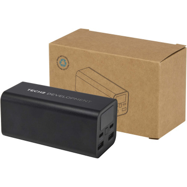 Logotrade Logogeschenke das Foto: Acamar 70 W 20.000 mAh Laptop Powerbank aus recyceltem Aluminium