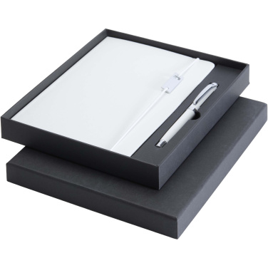 Logotrade werbemittel das Foto: Legato Elegance A5 Hardcover Notizbuch mit Tintenroller Set