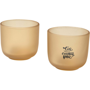 Logotrade werbemittel das Foto: Mal 200 ml Glasbecher – 2er-Set