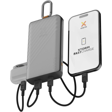 Logotrade Logogeschenke das Foto: Xtorm XG2S101 Go2 10.000 mAh 15W Solar Powerbank mit Lampe