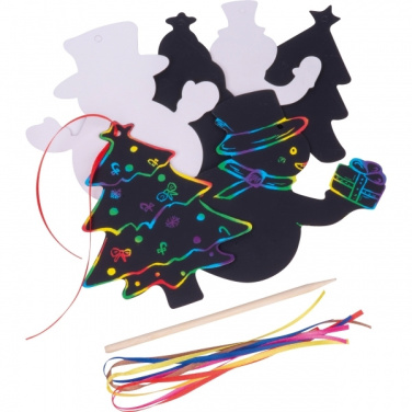 Logotrade Werbeartikel das Foto: Rubbel-Weihnachtsornamente SÜDPOL