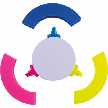 Logotrade Werbegeschenke das Foto: 3-in-1 Highlighter ANDORRA