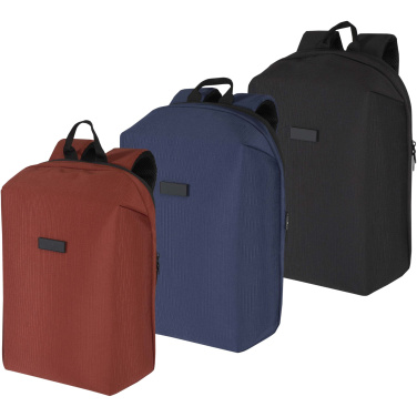 Logotrade werbemittel das Foto: Luma 15" GRS Laptop-Rucksack aus recyceltem Material mit Diebstahlschutz 10L