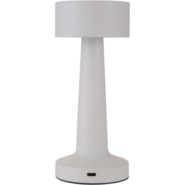 Logotrade werbemittel das Foto: Aludra Wiederaufladbare dimmbare Tischlampe mit 3 Lichtmodi