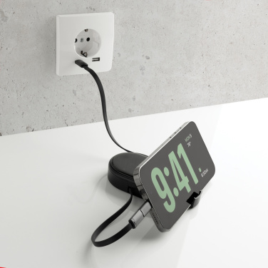 Logotrade Firmengeschenke das Foto: Chargevix Multifunktionales 60W-Lade-Set aus RCS rPlastic