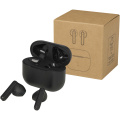 Altais True Wireless Bluetooth® Headset aus recyceltem Kunststoff, Schwarz