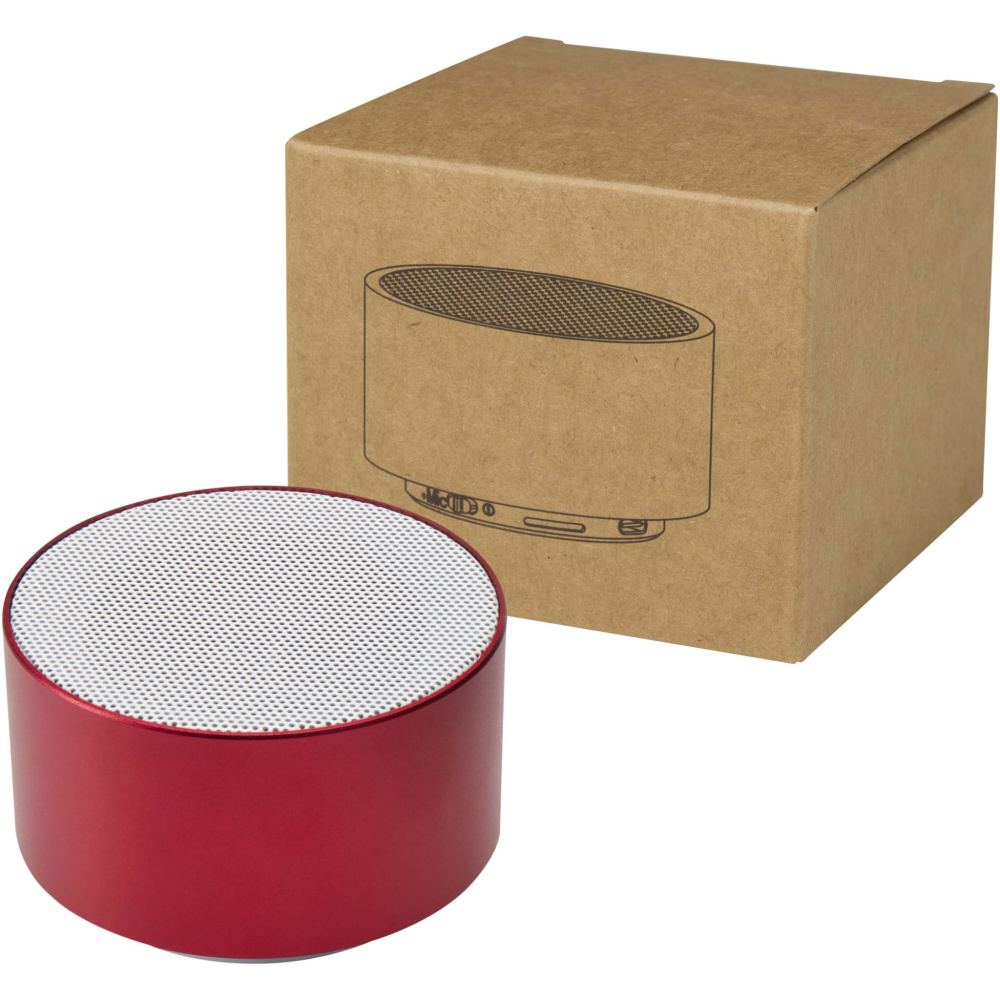 Logotrade werbemittel das Foto: Ankaa 3 W Bluetooth® Lautsprecher aus recyceltem Aluminium
