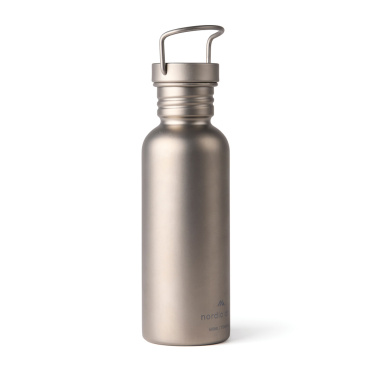 Logotrade Werbegeschenke das Foto: Nordic Drift Trail Ultraleichte Titan-Wasserflasche 600ml