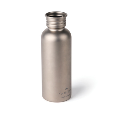 Logotrade Logogeschenke das Foto: Nordic Drift Trail Ultraleichte Titan-Wasserflasche 600ml