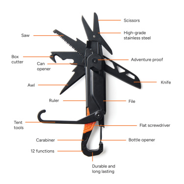 Logotrade Werbegeschenke das Foto: Nordic Drift Adventure Multitool