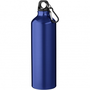 Logo trade corporate gift photo of: Oregon 770 ml aluminium water bottle with carabiner