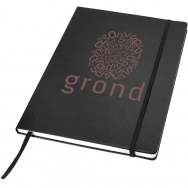 Logo trade advertising products image of: Executive A4 hard cover notebook