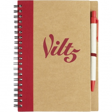Logo trade promotional gifts picture of: Priestly recycled notebook with pen