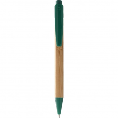 Logo trade promotional giveaway photo of: Borneo bamboo ballpoint pen