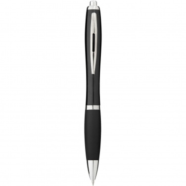 Logotrade promotional product picture of: Nash ballpoint pen with coloured barrel and grip
