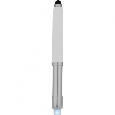 Logo trade promotional product photo of: Xenon stylus ballpoint pen with LED light