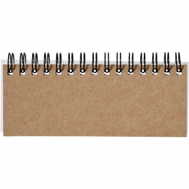 Logo trade promotional merchandise image of: Spinner spiral notebook with coloured sticky notes