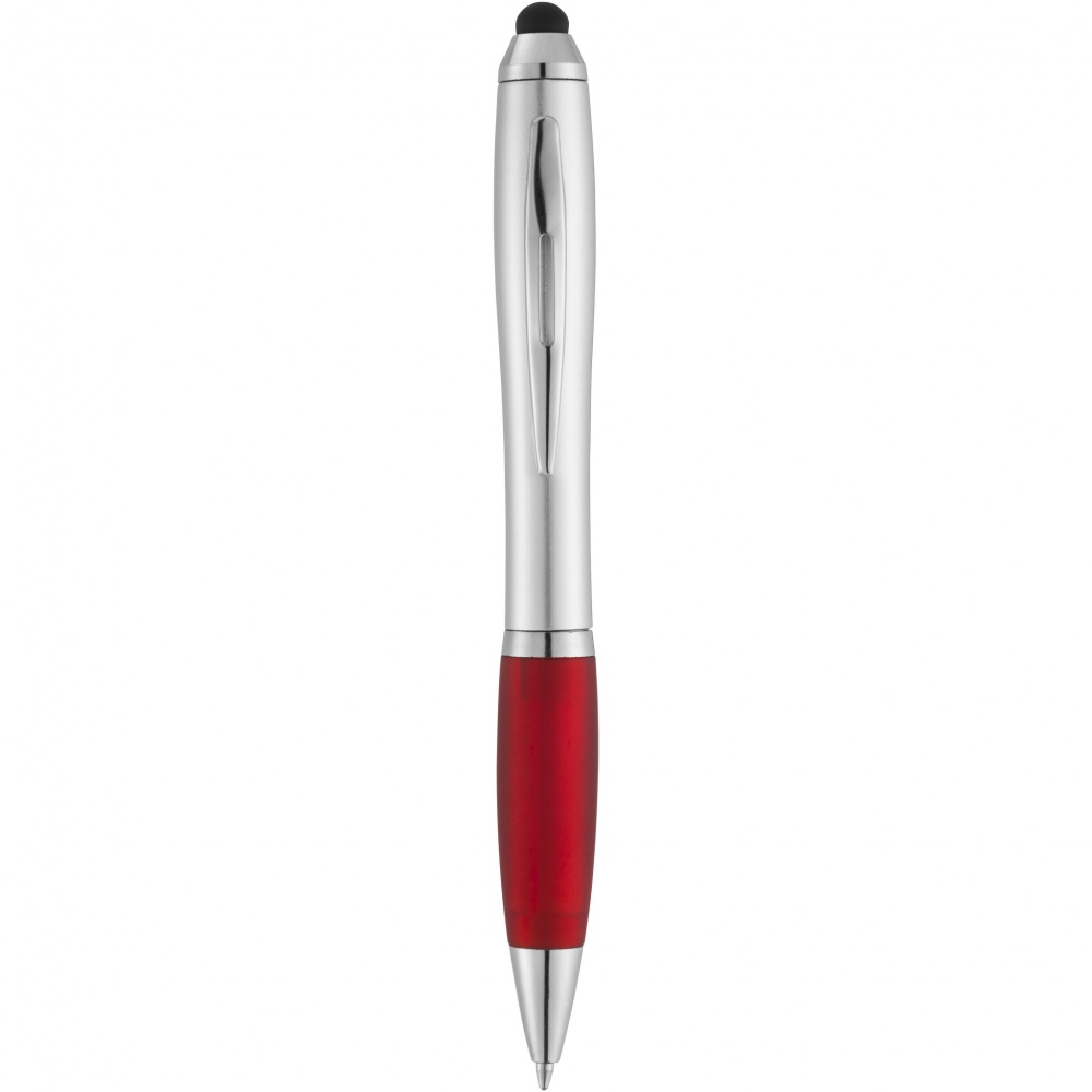 Logotrade promotional product image of: Nash stylus ballpoint with coloured grip