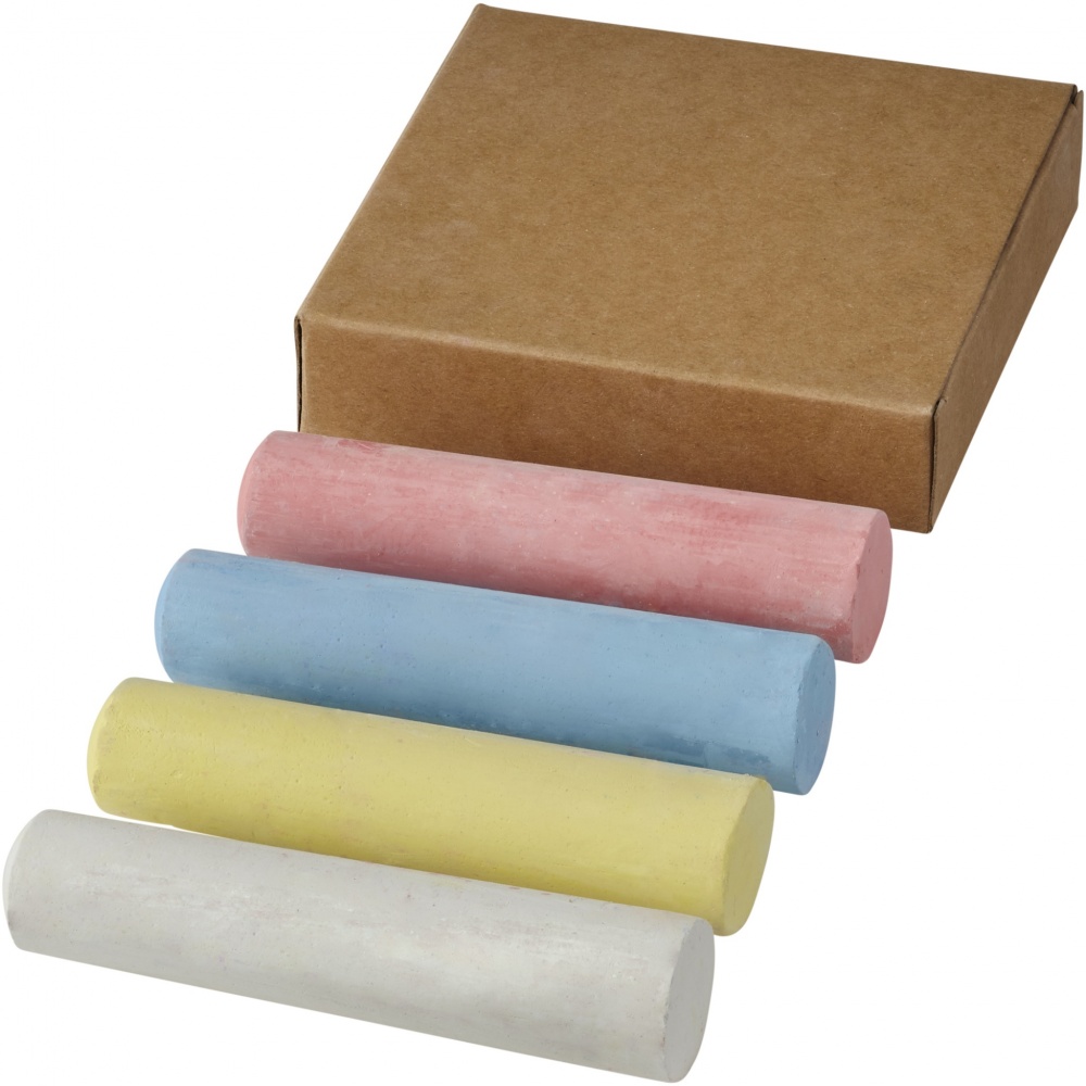 Logo trade advertising products picture of: Screech 4-piece chalk set